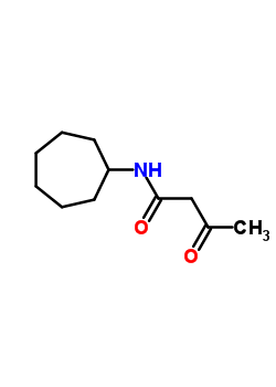 N-环庚基-3-氧代丁酰胺结构式_58102-38-8结构式