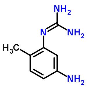(2-甲基-5-氨基苯基)胍结构式_581076-64-4结构式