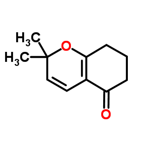 2,2-二甲基-2,6,7,8-四氢色烯-5-酮结构式_58133-99-6结构式