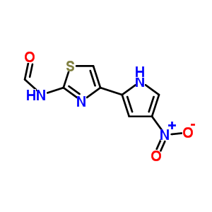 N-[4-(4-硝基-1H-吡咯-2-基)-2-噻唑]甲酰胺结构式_58139-57-4结构式
