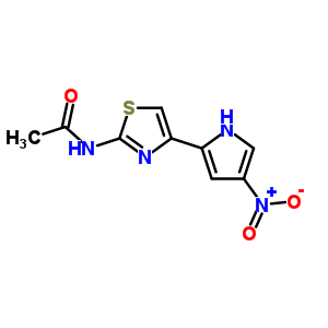 N-[4-(4-硝基-1H-吡咯-2-基)-2-噻唑]乙酰胺结构式_58139-58-5结构式
