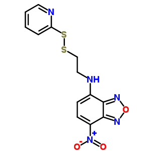 7-硝基-N-[2-(2-吡啶基二硫代)乙基]-2,1,3-苯并恶二唑-4-胺结构式_58210-58-5结构式