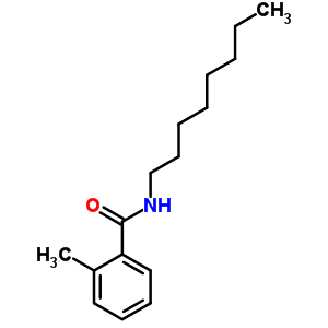 2-甲基-n-辛基苯甲酰胺结构式_58278-19-6结构式