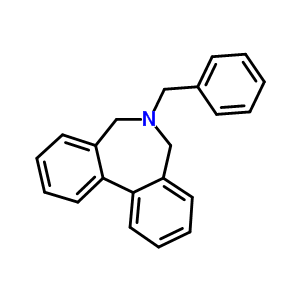6-苄基-6,7-二氢-5H-二苯(c,e)氮杂卓结构式_58335-98-1结构式