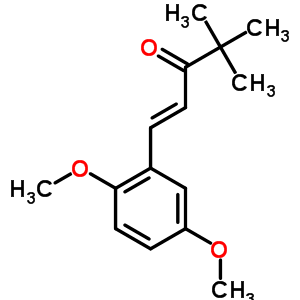 1-(2,5-二甲氧基苯基)-4,4-二甲基-1-戊烯-3-酮结构式_58344-30-2结构式