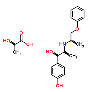 异克舒令乳酸盐结构式_58379-21-8结构式
