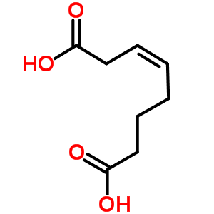 (2E)-2-辛烯二酸结构式_58447-36-2结构式