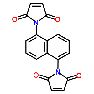 萘-1,5-二马来酰亚胺结构式_58487-16-4结构式