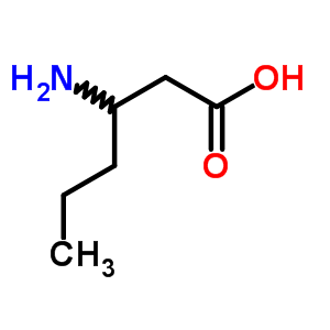 3-Amino-hexanoic acidStructure,58521-63-4Structure 3-Amino-hexanoic acid Structure,58521-63-4Structure
