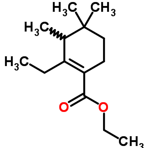 2-乙基-3,6,6-三甲基-2-环己烯-1-羧酸乙酯结构式_58535-04-9结构式