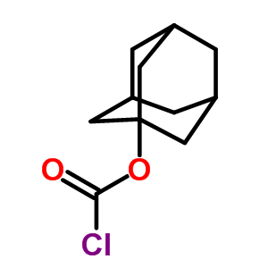 1-氯羰基氧基金刚烷结构式_5854-52-4结构式