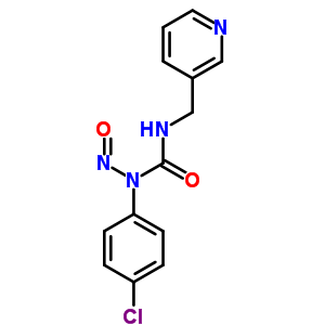 1-(4-氯苯基)-1-亚硝基-3-(吡啶-3-甲基)脲结构式_58550-49-5结构式