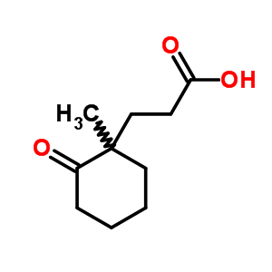 3-(1-甲基-2-氧代-环己基)丙酸结构式_58625-69-7结构式