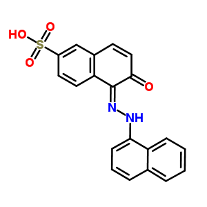 6-羟基-5-(1-萘氮杂)-2-萘磺酸钠结构式_5864-86-8结构式