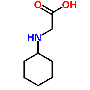 N-环己基甘氨酸结构式_58695-41-3结构式