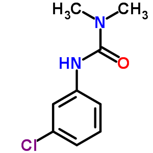 3-(3-氯苯基)-1,1-二甲基脲结构式_587-34-8结构式