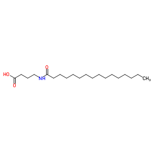 gamma-氨基丁酸-棕榈酰胺结构式_58725-44-3结构式