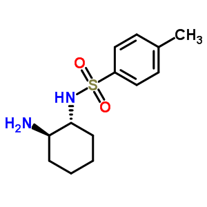 反式-N-(2-氨基-环己基)-4-甲基-苯磺酰胺结构式_58825-94-8结构式