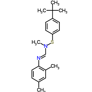 N-(2,4-二甲基苯基)-N-甲基-N-(4-叔丁基苯基)磺酰基甲脒结构式_58830-31-2结构式