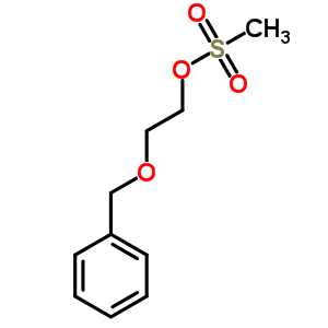 2-(苄氧基)乙基甲烷磺酸盐结构式_58841-52-4结构式