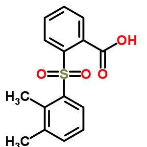 2-[(2,3-二甲基苯基)磺酰基]苯甲酸结构式_58844-75-0结构式