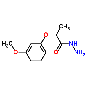 2-(3-甲氧基苯氧基)丙酰肼结构式_588678-30-2结构式