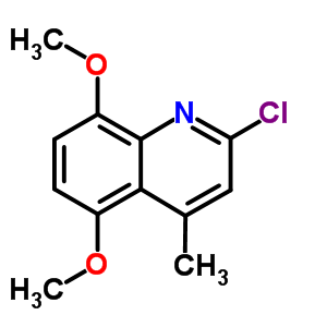 2-氯-5,8-二甲氧基-4-甲基喹啉结构式_58868-27-2结构式