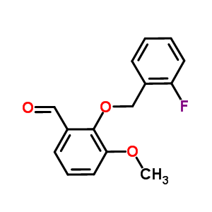 2-[(2-氟苄基)氧基]-3-甲氧基苯甲醛结构式_588687-34-7结构式