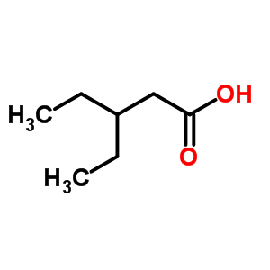 3-乙基-戊酸结构式_58888-87-2结构式