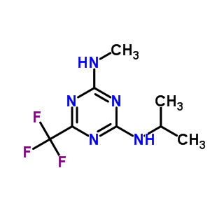 6-(三氟甲基)-n-异丙基-n-甲基-1,3,5-三嗪-2,4-二胺结构式_58892-51-6结构式