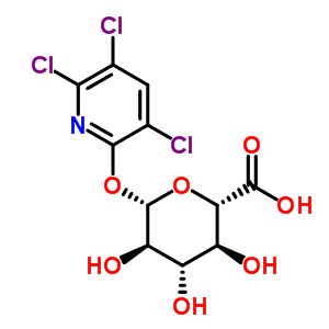 3,5,6-三氯-2-羟基吡啶 β-D-葡萄糖苷酸结构式_58997-12-9结构式