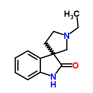 1-乙基螺[吲哚啉-3,3-吡咯烷]-2-酮结构式_59022-46-7结构式