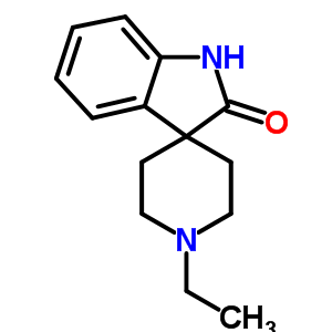 1-乙基螺[吲哚啉-3,4-哌啶]-2-酮结构式_59022-55-8结构式