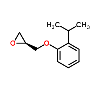 2-[(2-异丙基苯氧基)甲基]环氧乙烷结构式_5904-89-2结构式