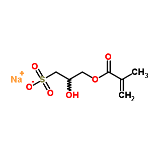 2-羟基-3-(异丁烯酰基氧基)-1-丙烷磺酸钠结构式_5906-94-5结构式
