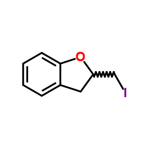 2,3-二氢-2-(碘甲基)苯并呋喃结构式_59152-49-7结构式