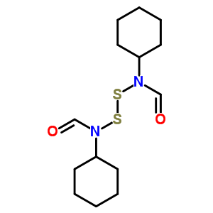 Formamide, n, n-dithiobis[n-cyclohexyl-Structure,59226-72-1Structure Formamide, n, n-dithiobis[n-cyclohexyl- Structure,59226-72-1Structure
