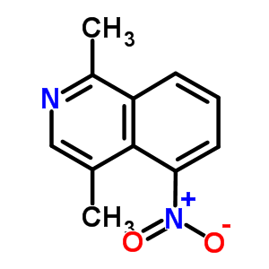 1,4-二甲基-5-硝基-异喹啉结构式_59261-38-0结构式