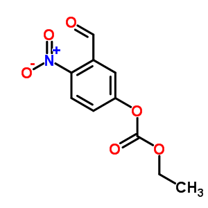 (3-甲酰基-4-硝基-苯基)碳酸乙酯结构式_59342-81-3结构式
