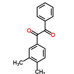 1-(3,4-二甲基苯基)-2-苯基-1,2-乙二酮结构式_59411-15-3结构式