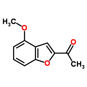 1-(4-甲氧基-2-苯并呋喃)乙酮结构式_59445-59-9结构式