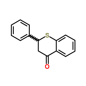 2,3-二氢-2-苯基-4H-1-苯并硫代吡喃-4-酮结构式_5962-00-5结构式