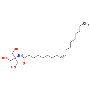 (z)-n-[2-羟基-1,1-双(羟基甲基)乙基]-9-十八酰胺结构式_5972-45-2结构式