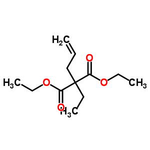2-烯丙基-2-乙基丙二酸二乙酯结构式_59726-37-3结构式