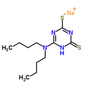 6-(二丁基氨基)-1,3,5-三嗪-2,4-二硫醇钠结构式_59866-75-0结构式