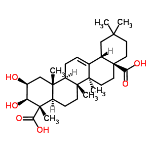 苜蓿酸结构式_599-07-5结构式