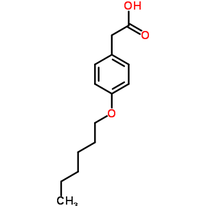 2-(4-(己氧基)苯基)乙酸结构式_60003-46-5结构式