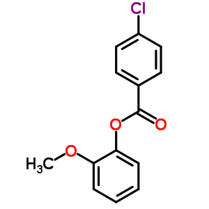 (2-甲氧基苯基) 4-氯苯甲酸结构式_60036-51-3结构式