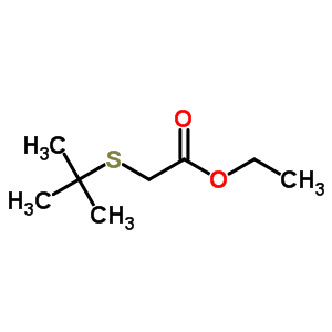 (叔丁基硫代)乙酸乙酯结构式_60178-20-3结构式