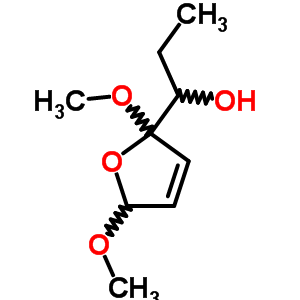 1-(2,5-二甲氧基-5H-呋喃-2-基)丙烷-1-醇结构式_60249-13-0结构式